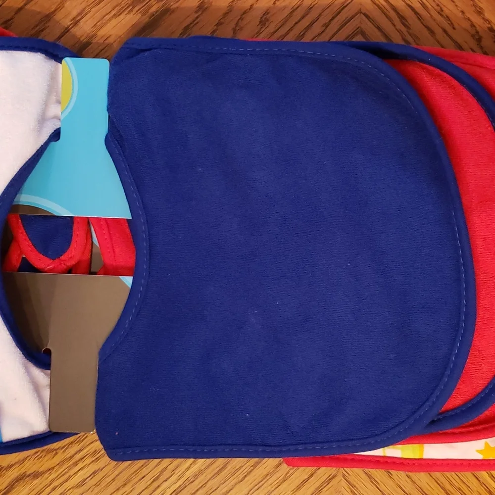 8 Pack of Baby Bibs by Safety 1st New